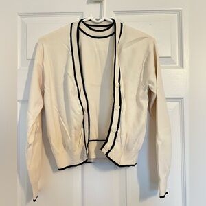 Mango Matching Tank Top & Cardigan Set